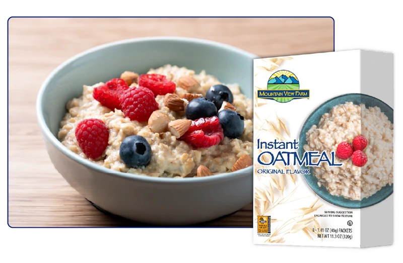 Mountain View Farm Instant Oatmeal
